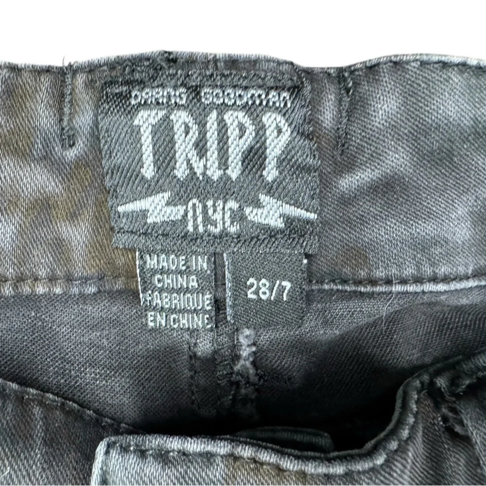Vintage Tripp NYC Over Dyed Camo Ultra Skinny Pants